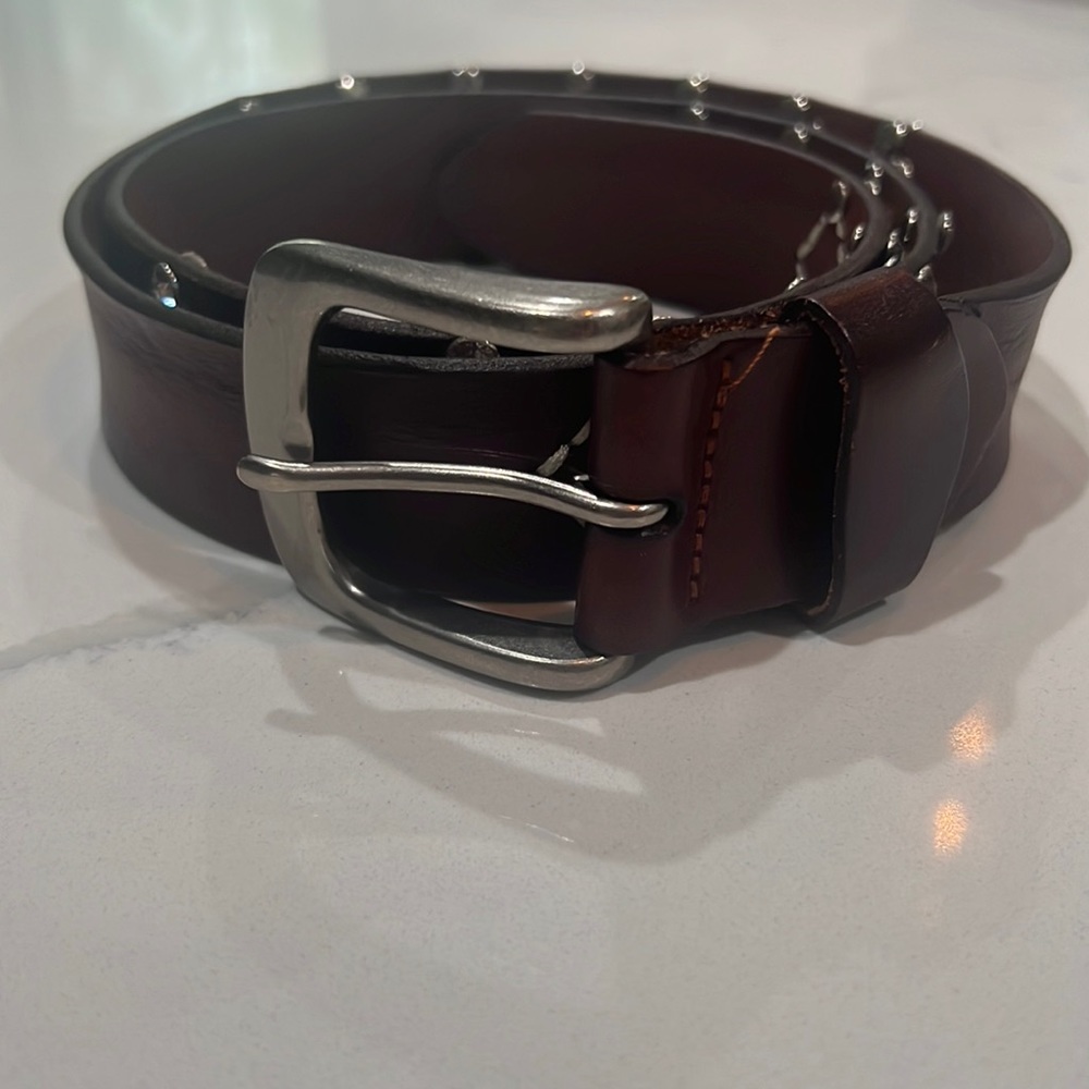 Genuine leather belt